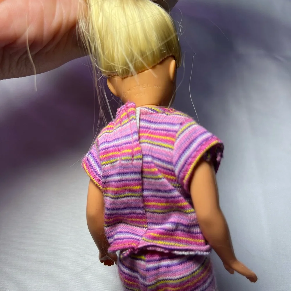 Vintage 90s‎ Stacie Barbie Pooh Flashlight Fun Doll w/ Outfit & Shoes EUC